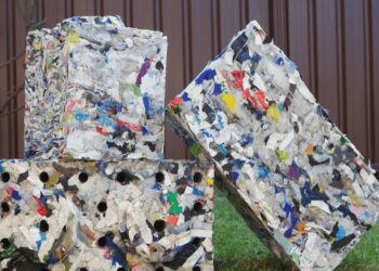 Waste Plastic Becomes Building Material